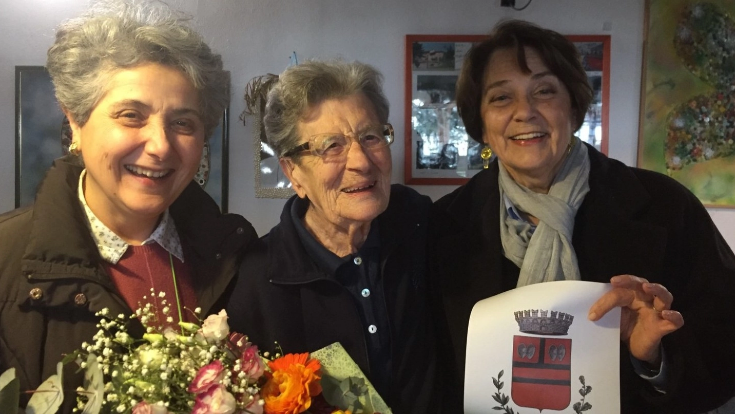 Da sinistra Maria Ceccarelli, Isella Meliani, Lucia Ciampi
