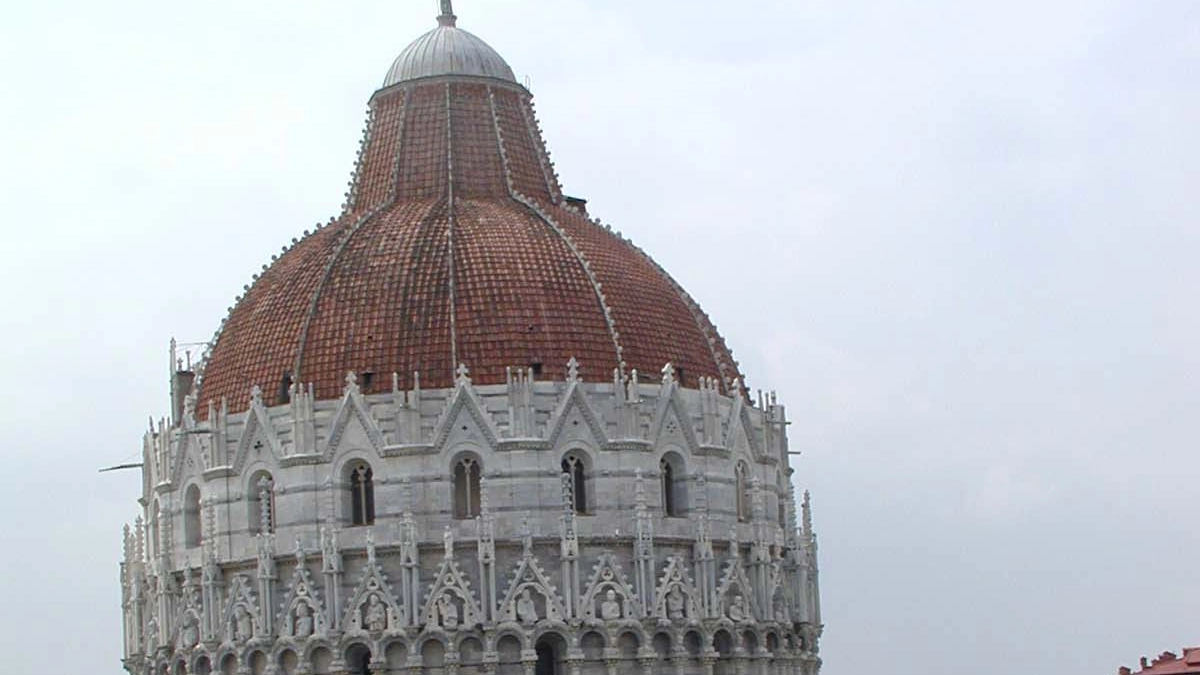 Il tratto restaurato delle Mura di Pisa