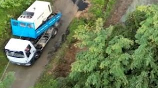 Albetreta, l’incubo è finito. Strada riaperta al transito Albetreta, l’incubo è finito. Strada riaperta al transito