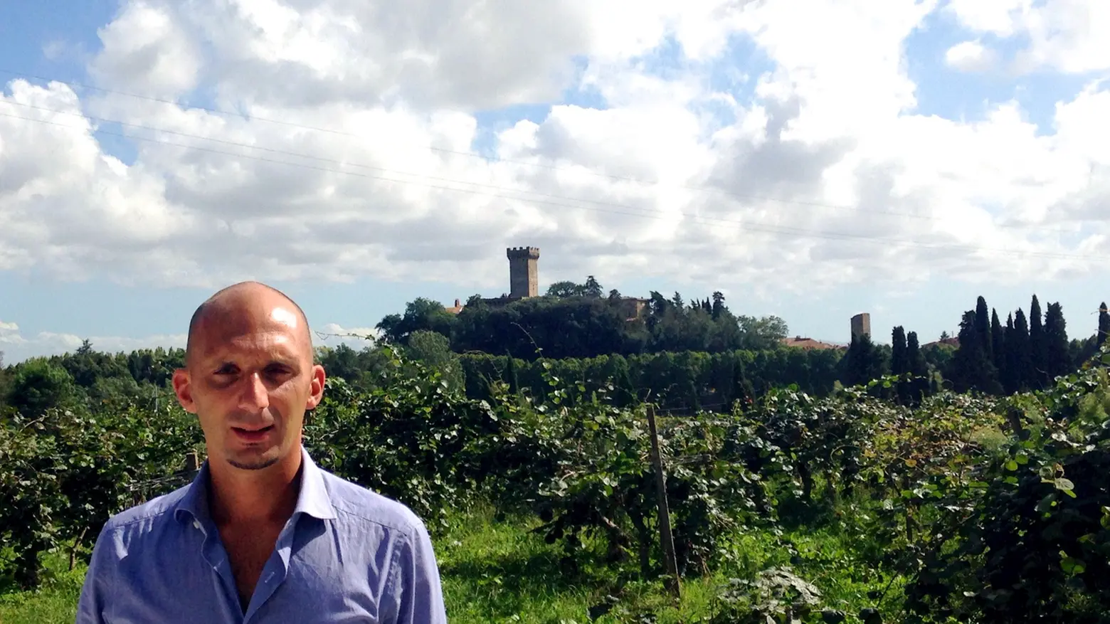 il sindaco di Vicopisano Matteo Ferrucci il sindaco di Vicopisano Matteo Ferrucci