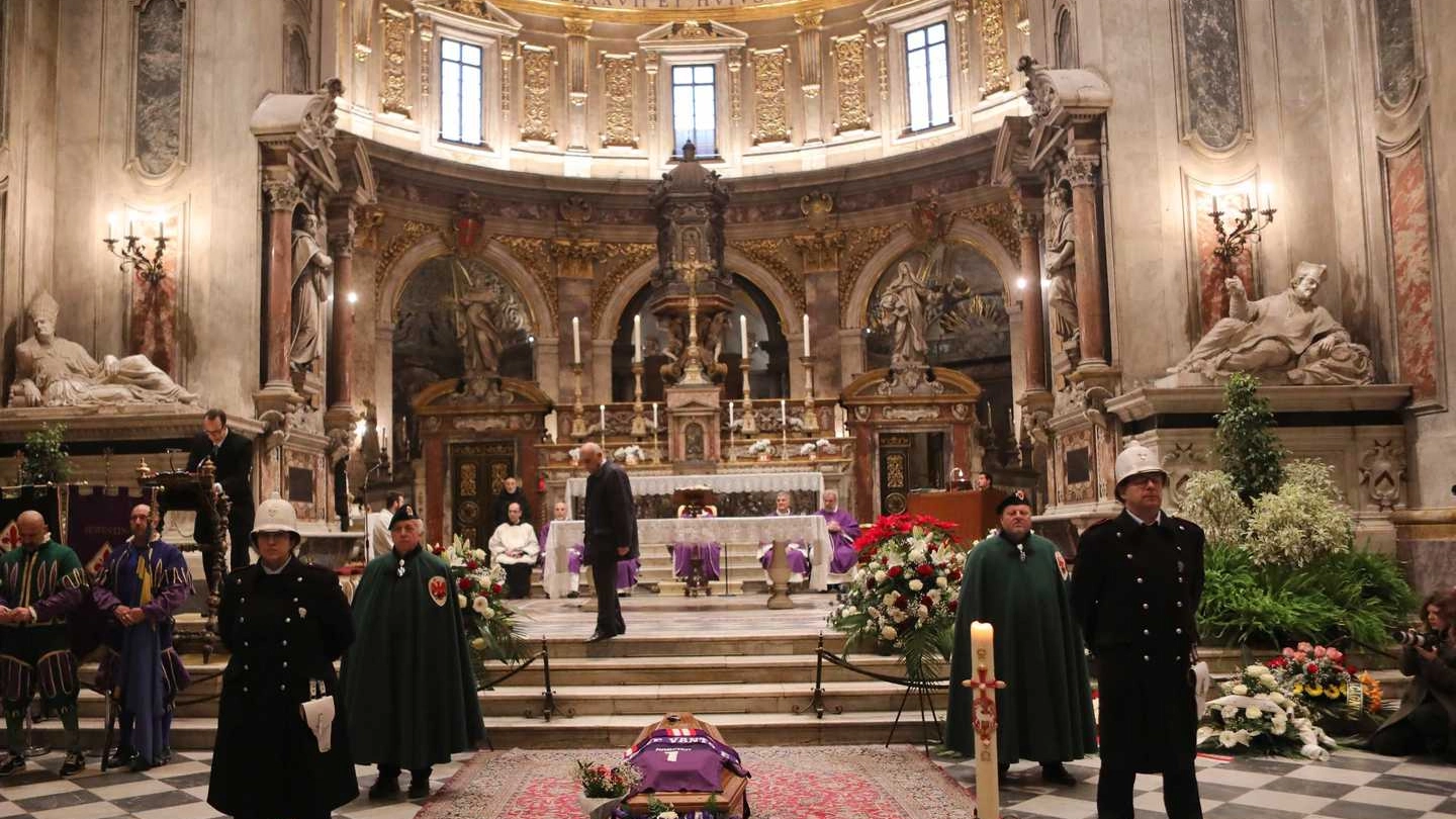 Il funerale di Narciso Parigi (Foto Marco Mori/New Press Photo)