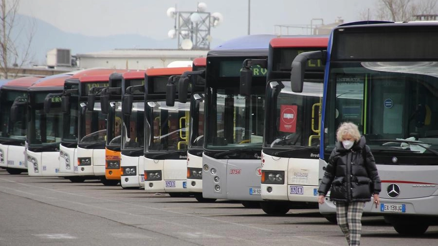I nuovi autobus di Autolinee Toscane (foto Marco Mori/ New Press Photo)