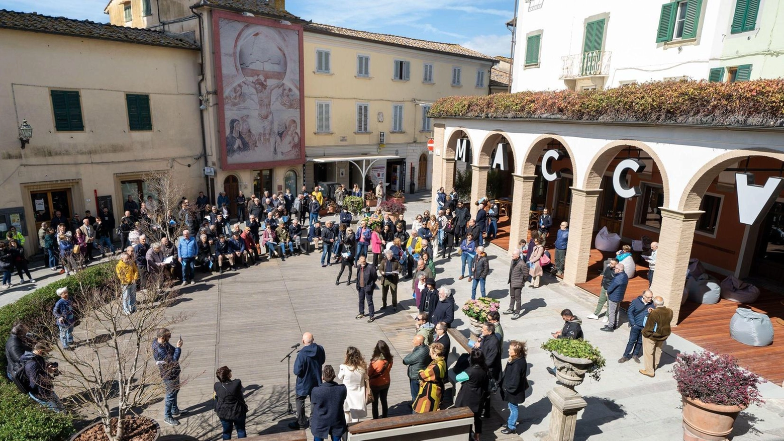 Arte a Peccioli. Due nuove opere di Vittorio Corsini per il museo diffuso