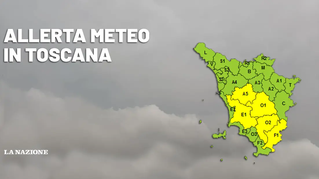 Allerta meteo in Toscana