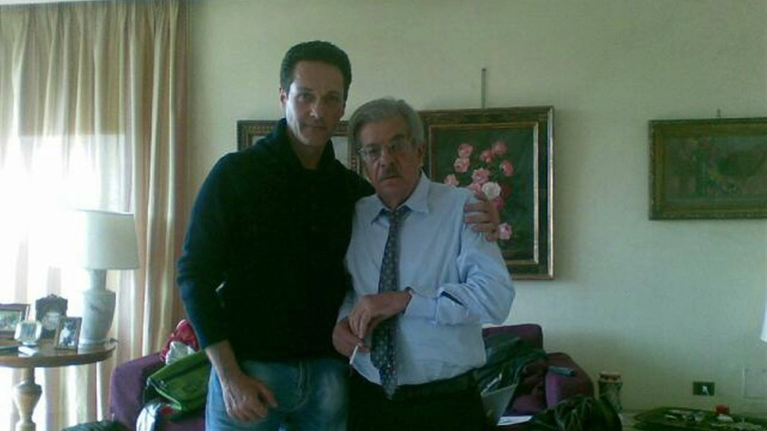 Gianluca Magni con Giancarlo Giannini