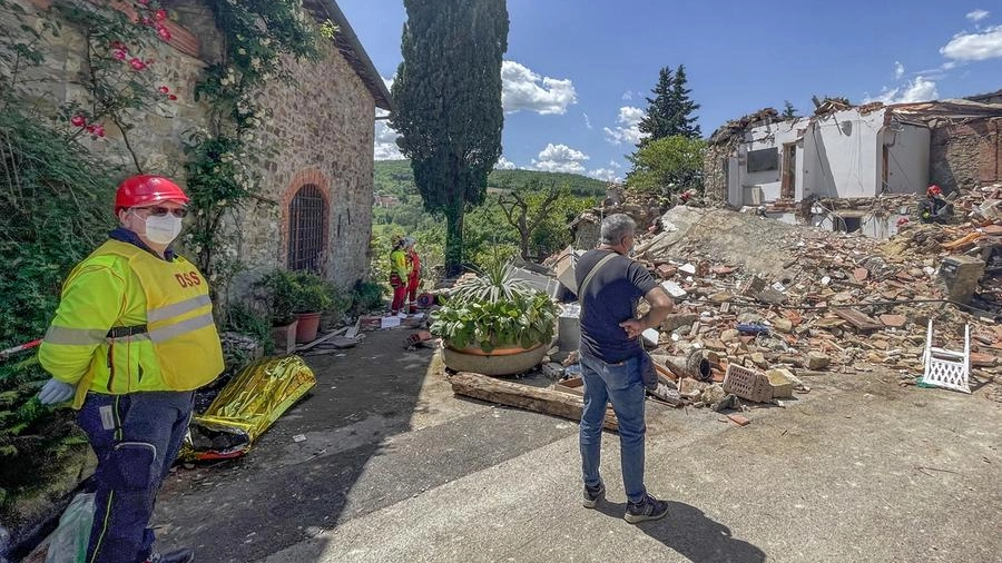 Esplosione a Greve in Chianti (foto Germogli)