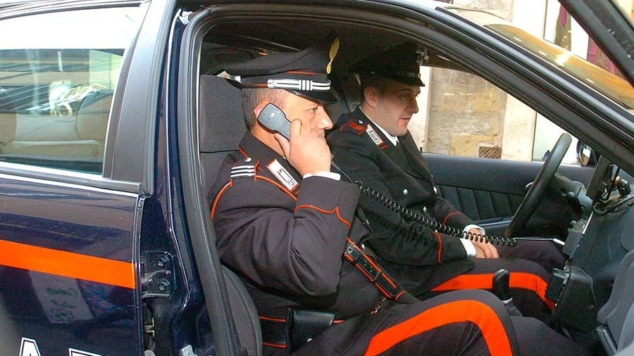Una pattuglia dei carabinieri 