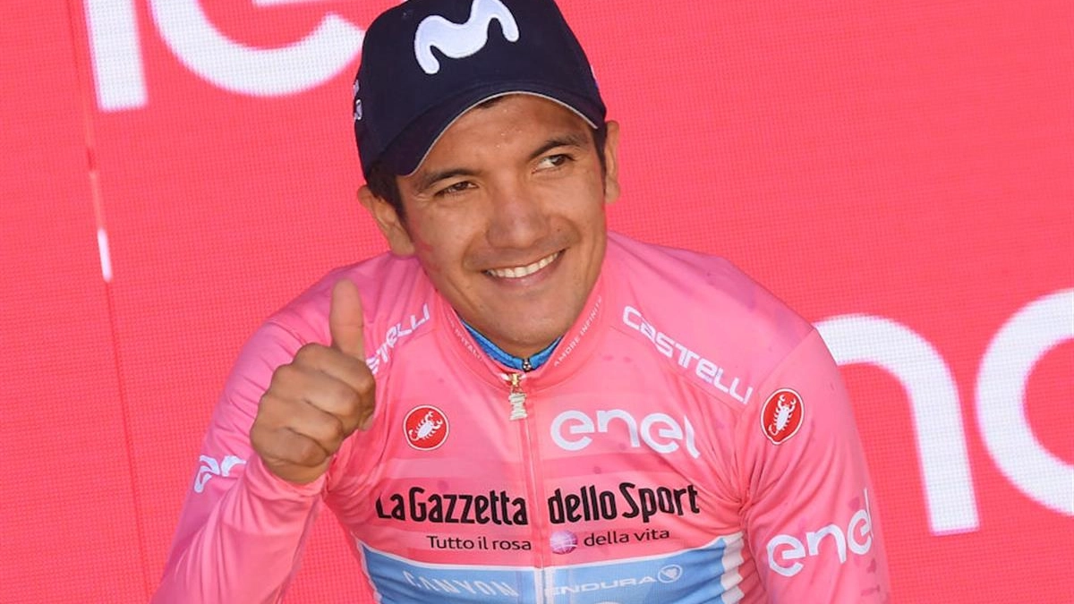 Il vincitore del Giro d'Italia 2019,  Richard Carapaz
