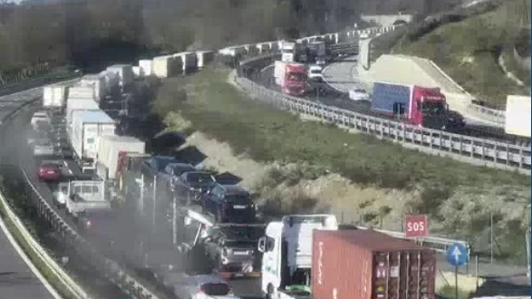 La coda sulla A1 La coda sulla A1