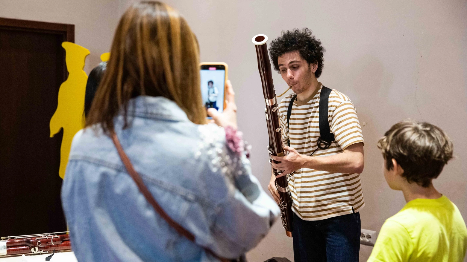 Una lezione alla scuola di musica Verdi