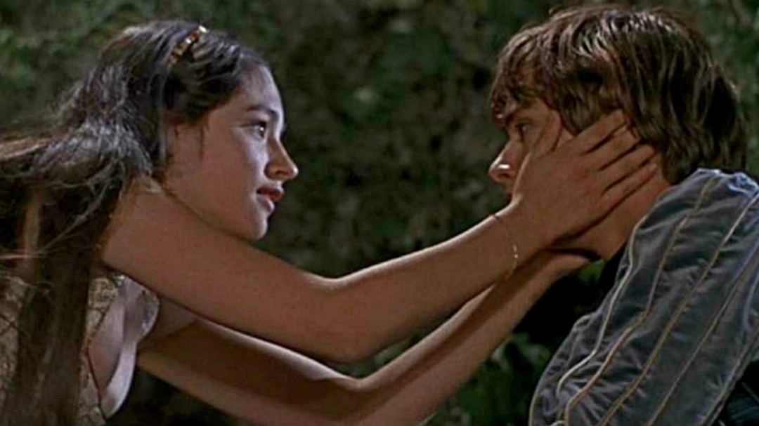 Romeo e Giulietta, una scena del film di Zeffirelli Romeo e Giulietta, una scena del film di Zeffirelli