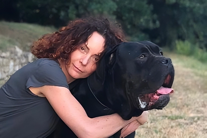 La dottoressa Barbara Capovani con il suo cane
