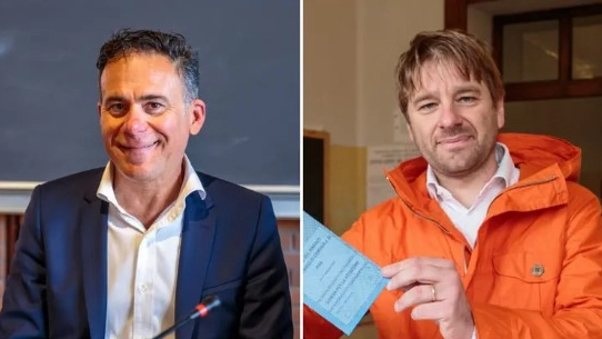 I due protagonisti del ballottaggio: Conti e Martinelli I due protagonisti del ballottaggio: Conti e Martinelli