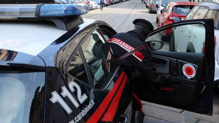 Intervento dei carabinieri