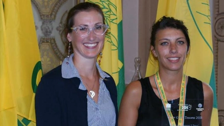  Barbara Volpi (a destra) e Francesca Ferrari (presidente provinciale Coldiretti)