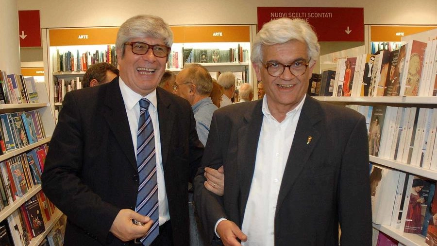 Da sinistra Antonio Lovascio e Mario Spezi (Pressphoto)