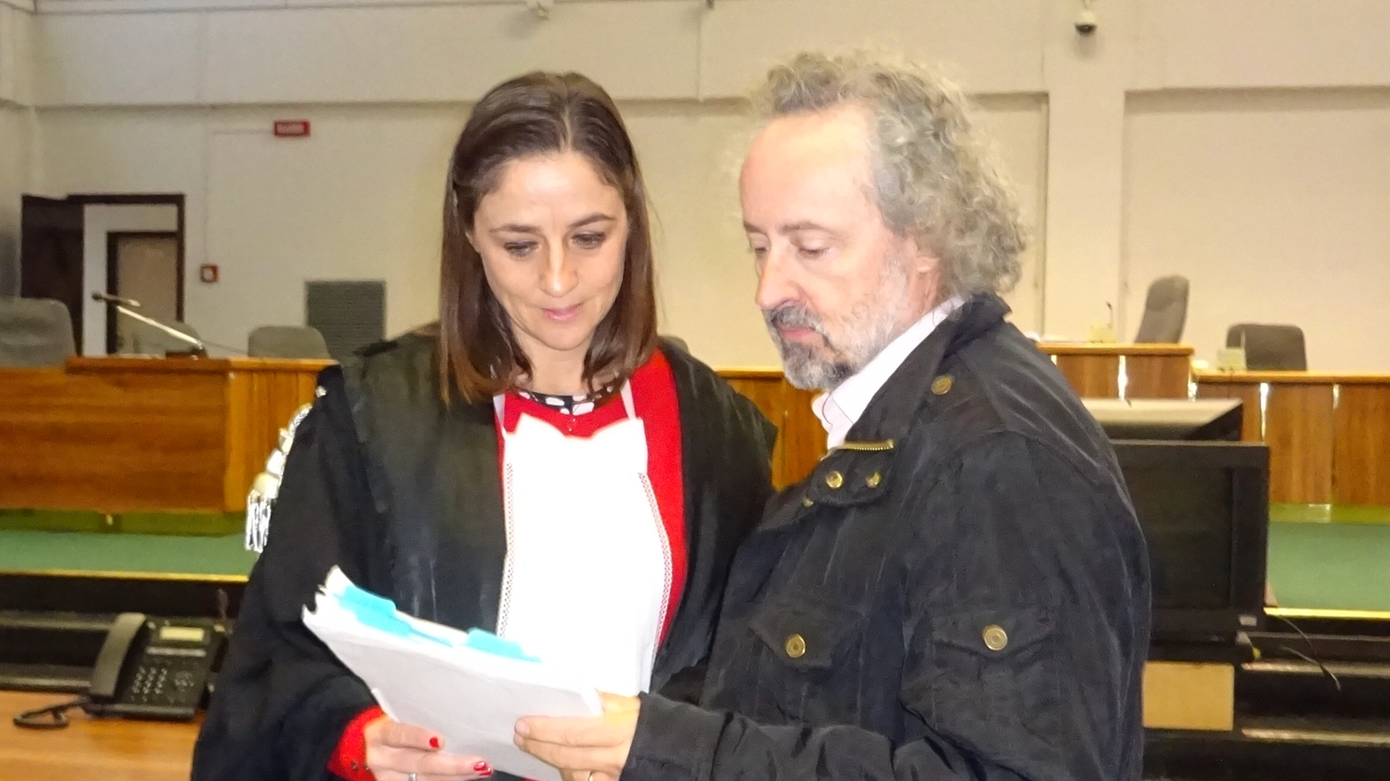 L'avvocato Benedetta Berardinelli e il medico Giuliano Piliero