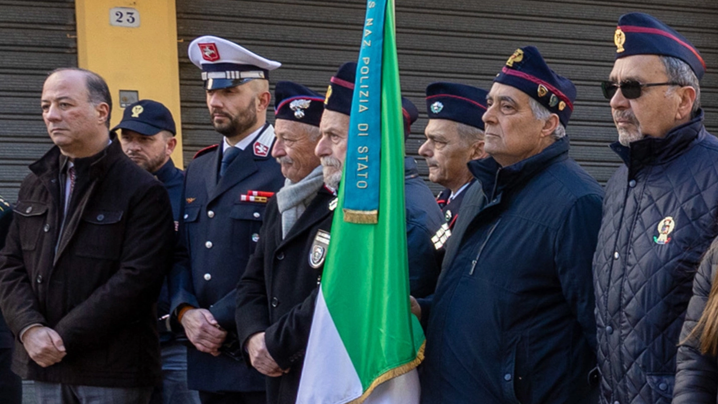 Una manifestazione dell’associazione polizia di Stato Una manifestazione dell’associazione polizia di Stato