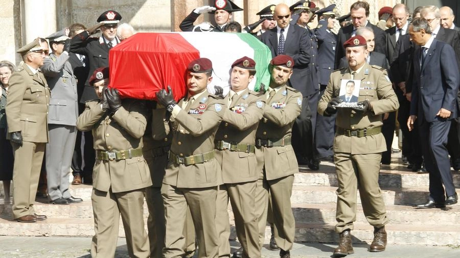 Il funerale di Lorenzo D’Auria a Modena nel 2007