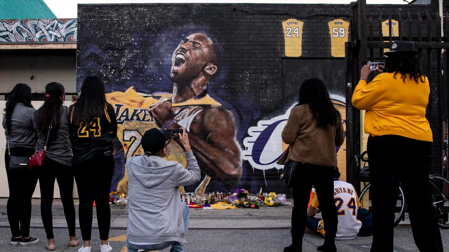Un murale dedicato a Kobe Bryant