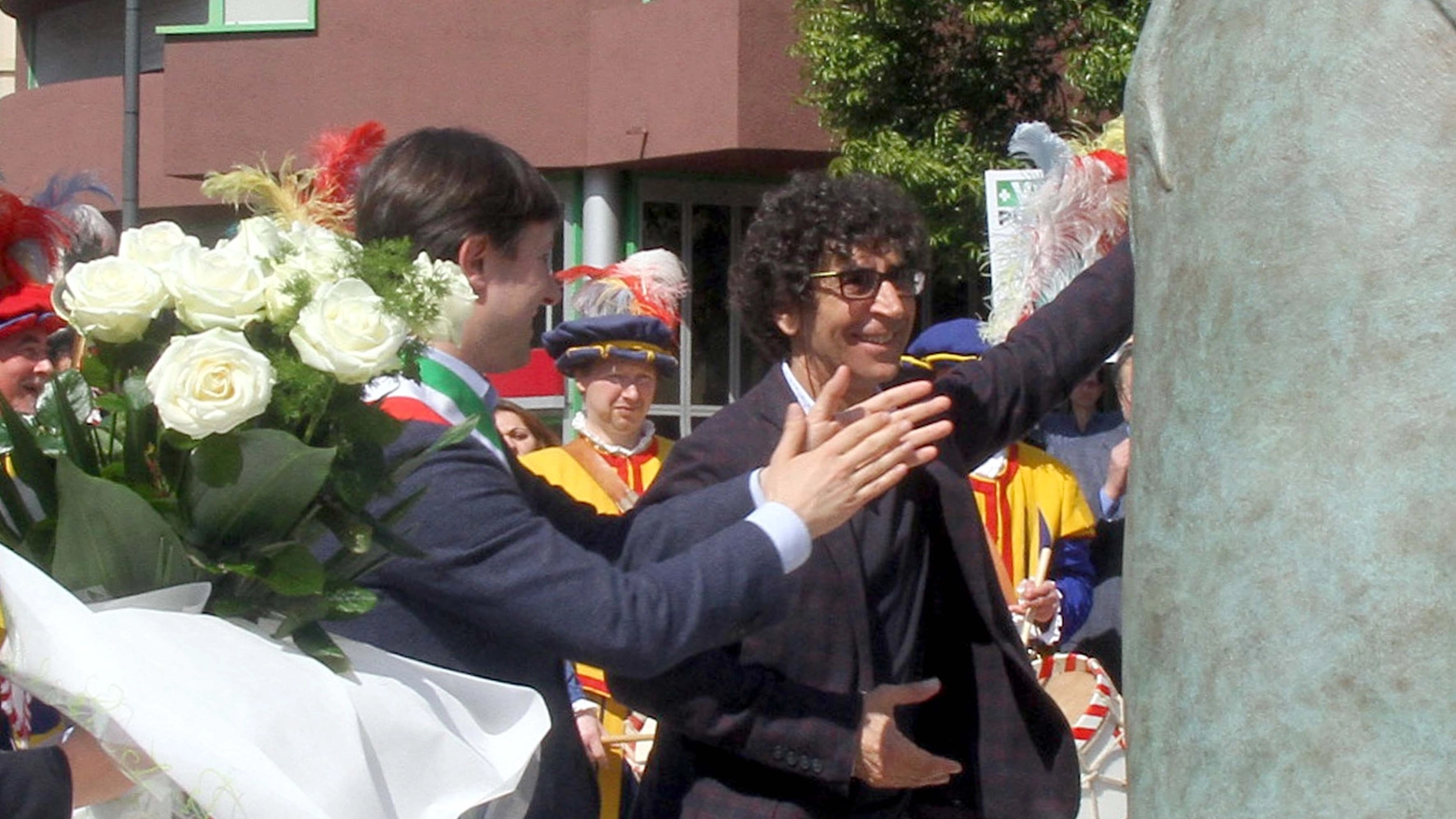 Giampaolo Talani, accanto a lui il sindaco di Firenze Dario Nardella