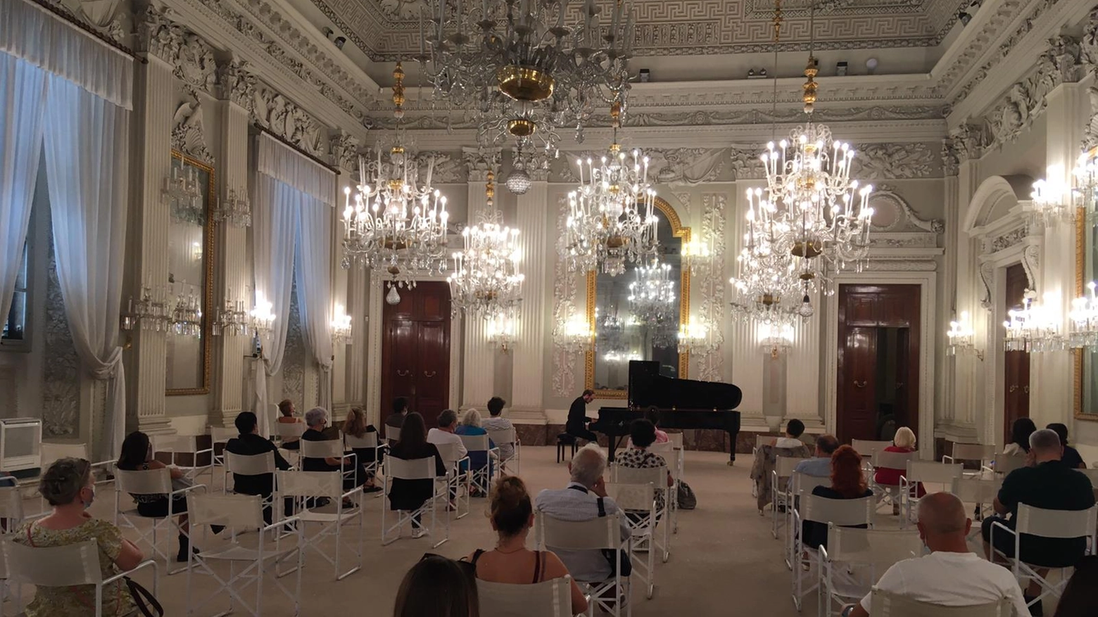 Palazzo Pitti, concerto in Sala Bianca