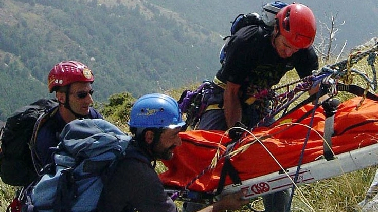 Intervento del Sast in Abruzzo per un escursionista toscano (foto d'archivio)
