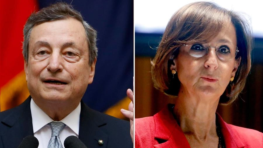 Mario Draghi e Marta Cartabia 