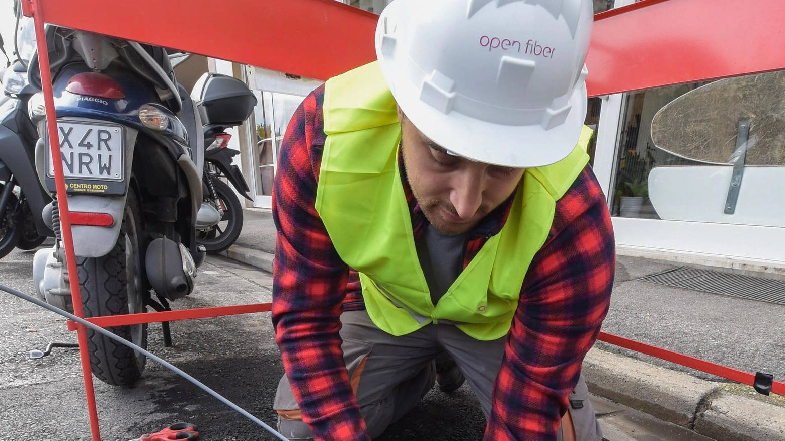 Cantieri per la fibra ottica e ripristini stradali, controlli del Comune Cantieri per la fibra ottica e ripristini stradali, controlli del Comune