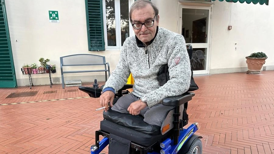 Roberto Mazza, 69 anni: ha subito l’amputazione di entrambe le gambe