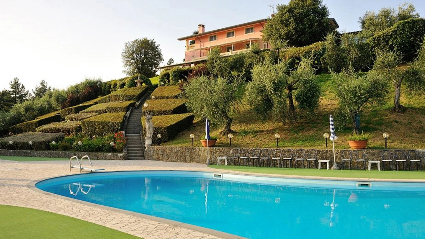 Una veduta di villa Patrizia (foto Goiorani)