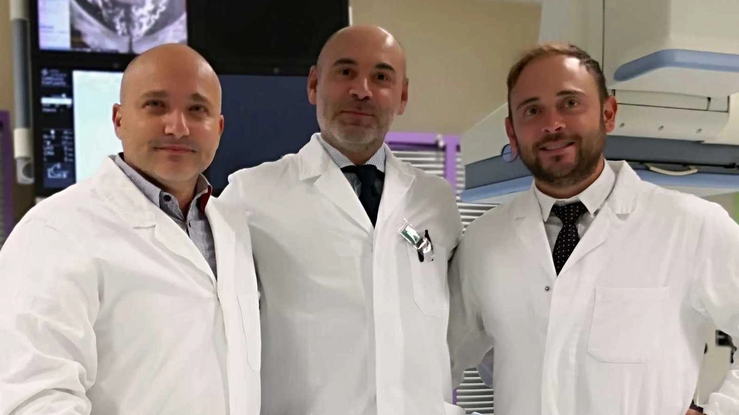 I medici Alessio Auci, Iacopo Pazzagli e Claudio Ceccherini