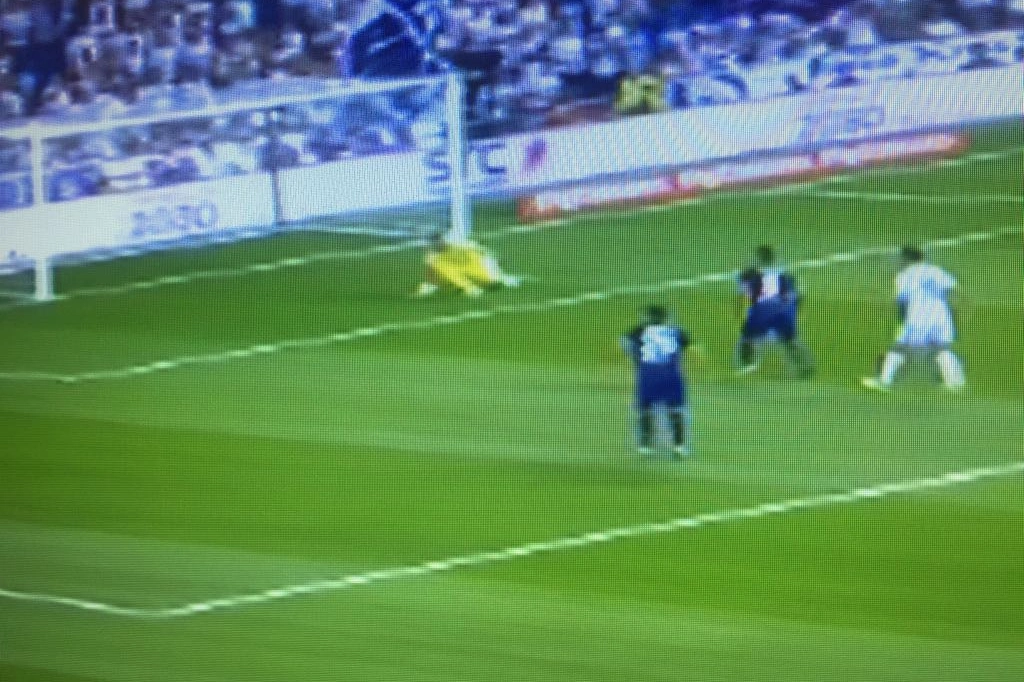 Il gol del vantaggio viola