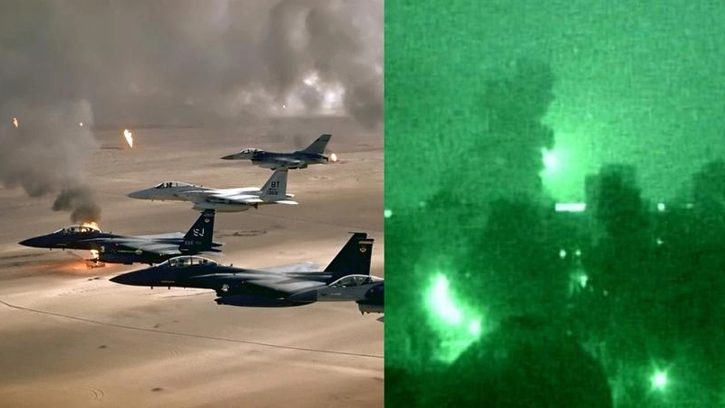 Guerra del Golfo, raid aereo e bombardamenti a Baghdad 