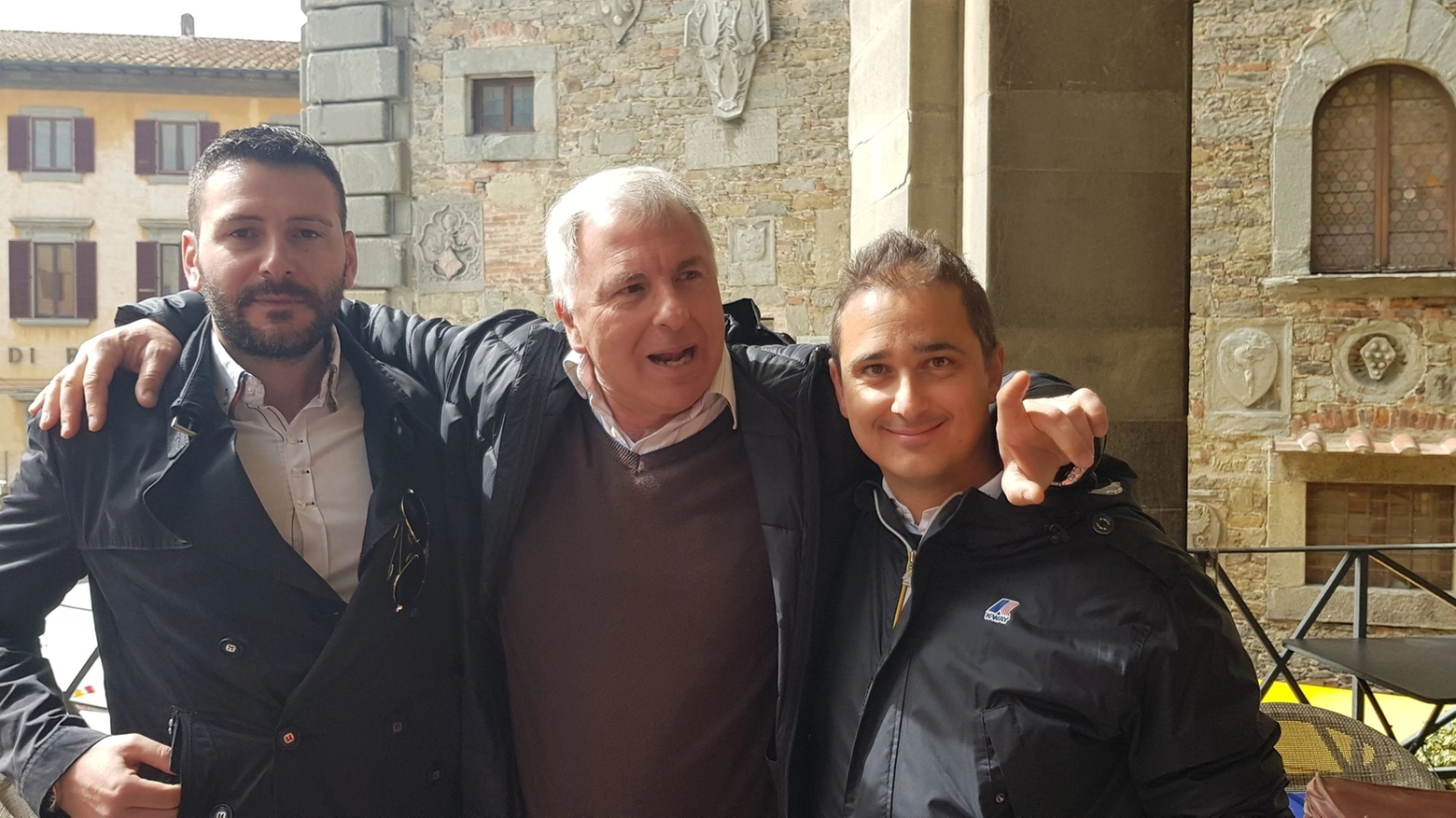Mauro Turenci insieme a Filippo Billi e Gian Mario Mangani 