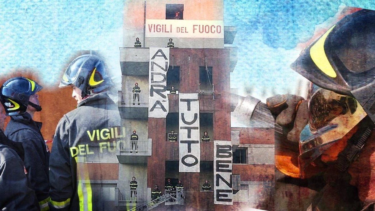 Il messaggio dei vigili del fuoco di Livorno