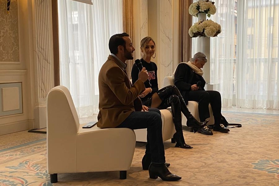 Chiara Ferragni a Palazzo Parigi