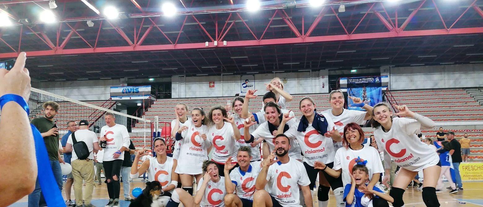 Volley femminile, la Pallavolo Follonica è promossa in serie C