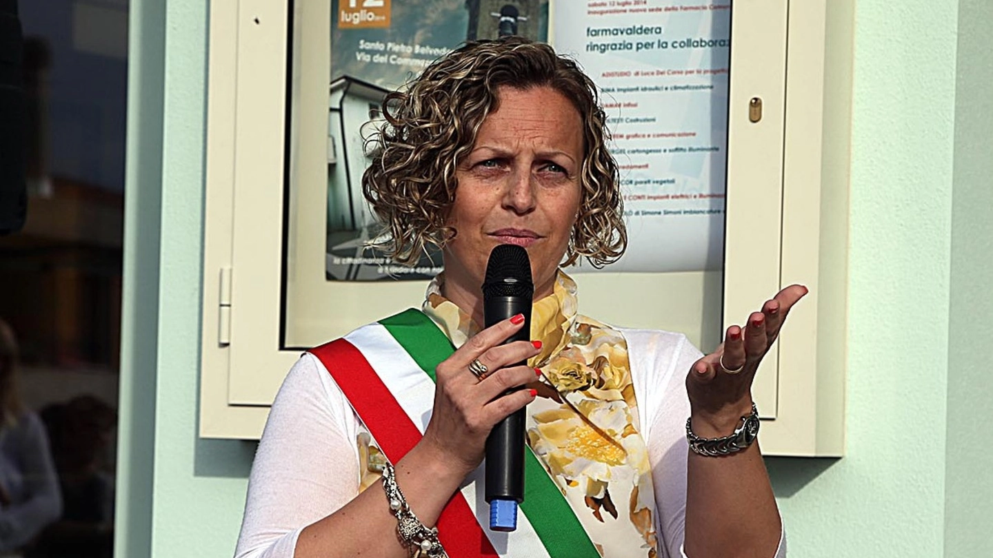 La sindaca di Capannoli, Arianna Cecchini
