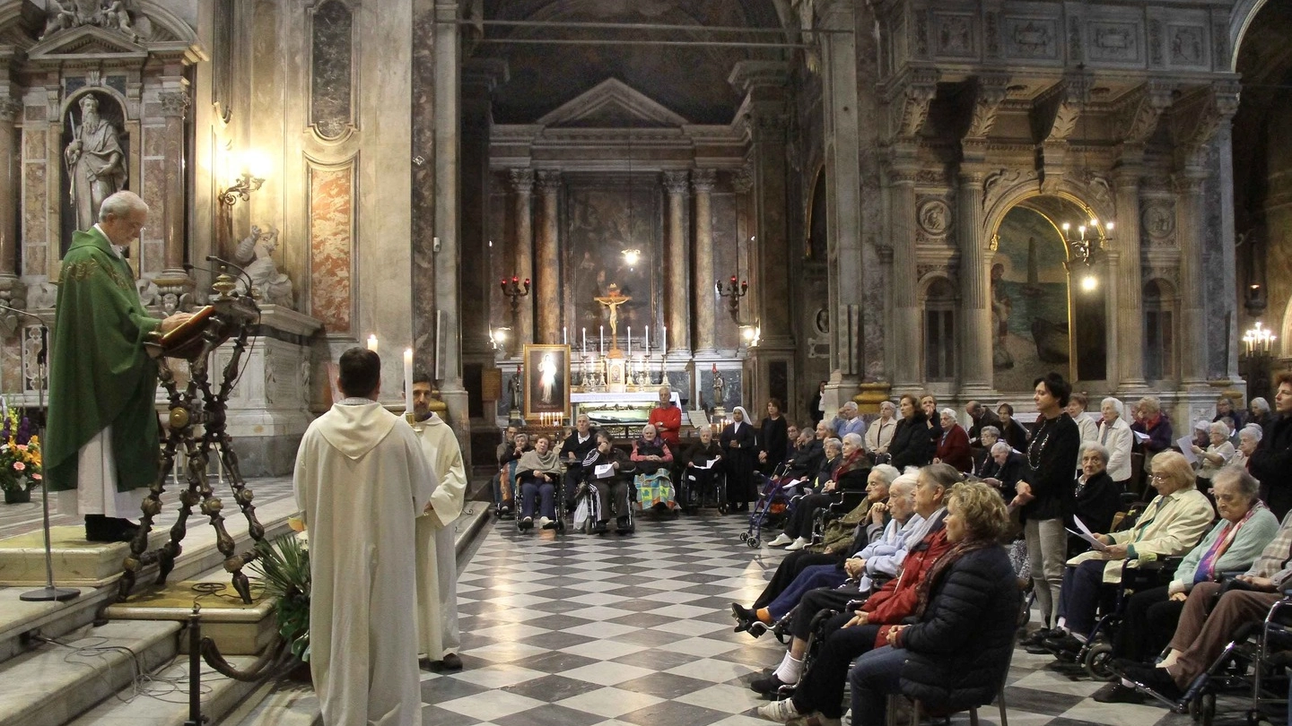 Celebrazioni per la festa di Sant'Abramo (Foto Umberto Visintinii/New Press Photo)