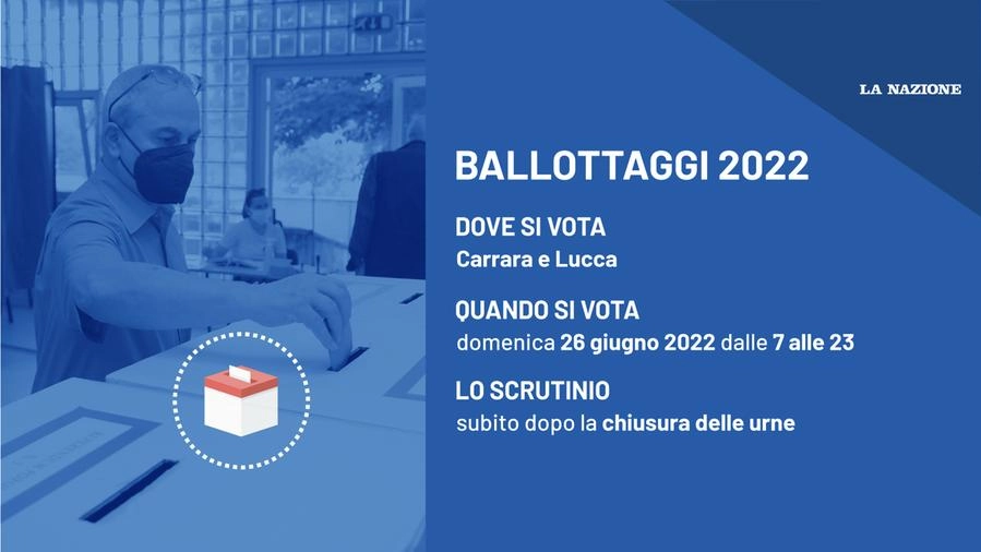 Carrara e Lucca al voto