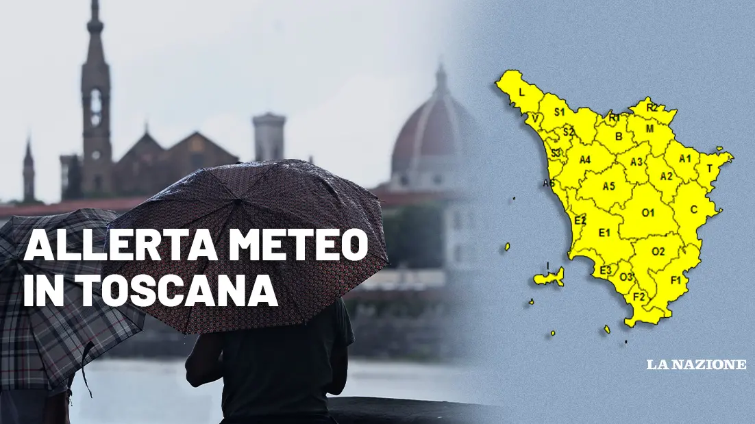 Allerta meteo in Toscana
