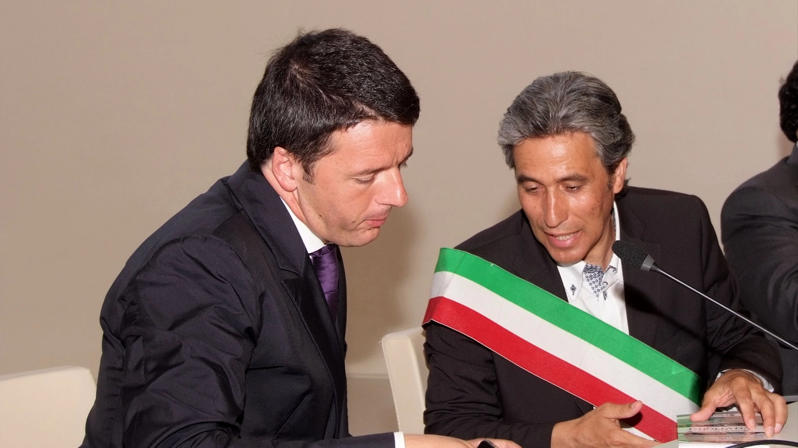 Ivano Ferri con Matteo Renzi