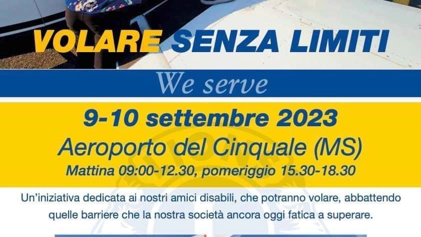 Tutte le emozioni di ’Volare senza limiti’ a Massa: entusiasmo e felicità
Tutte le emozioni di ’Volare senza limiti’ a Massa: entusiasmo e felicità