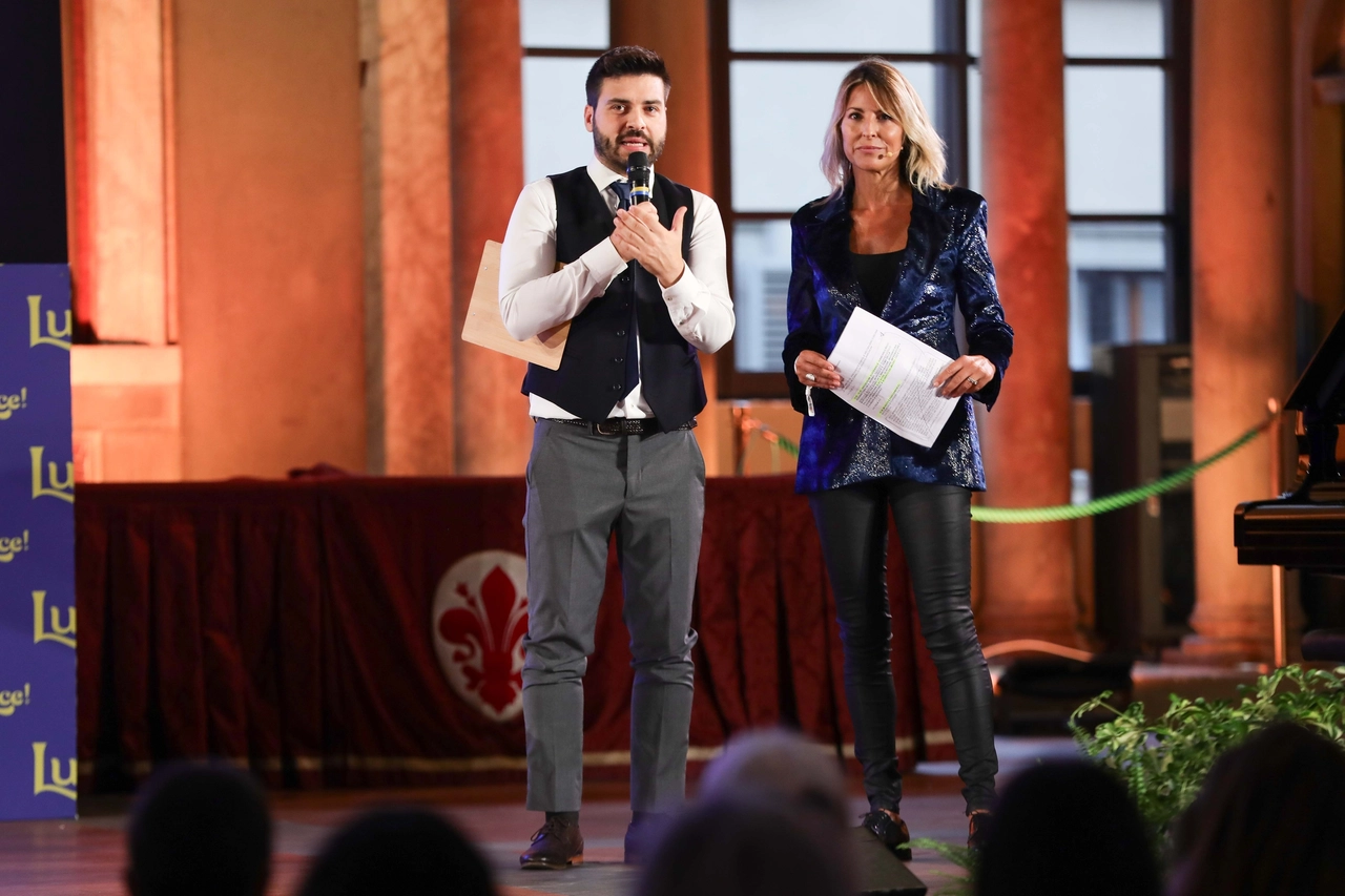 Max Andretta e Monica Peruzzi sul palco
