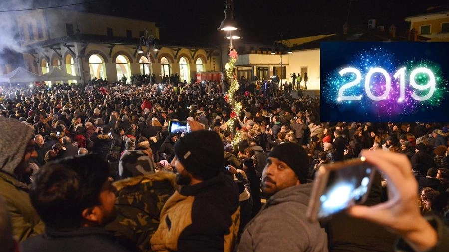 La folla a Sant'Agostino per Capodanno