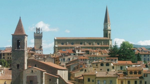 Una veduta di Arezzo