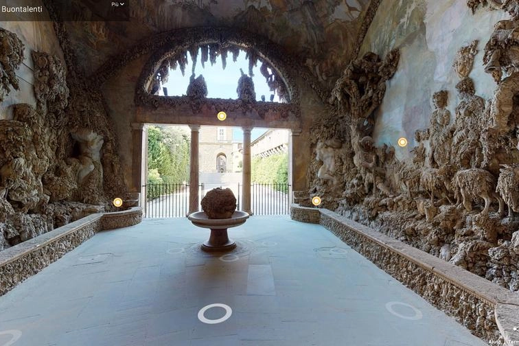 La Grotta del Buontalenti in 3d