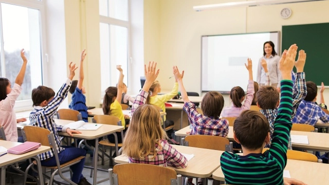 Studenti a scuola