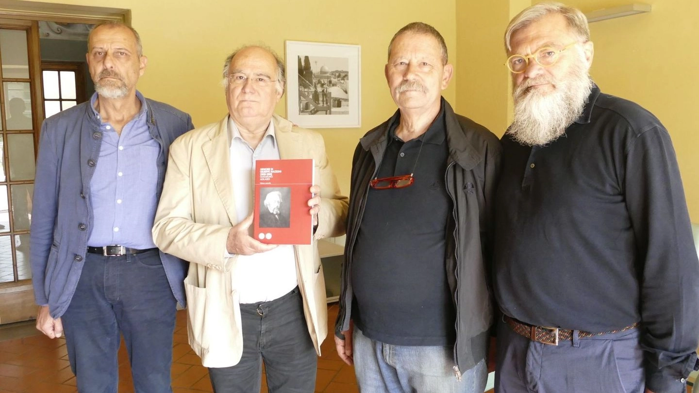 Da sinistra Piero Riccomini, Guglielmo Adilardi, Lorenzo Lecchini Giovannoni  e Massimo Taiti